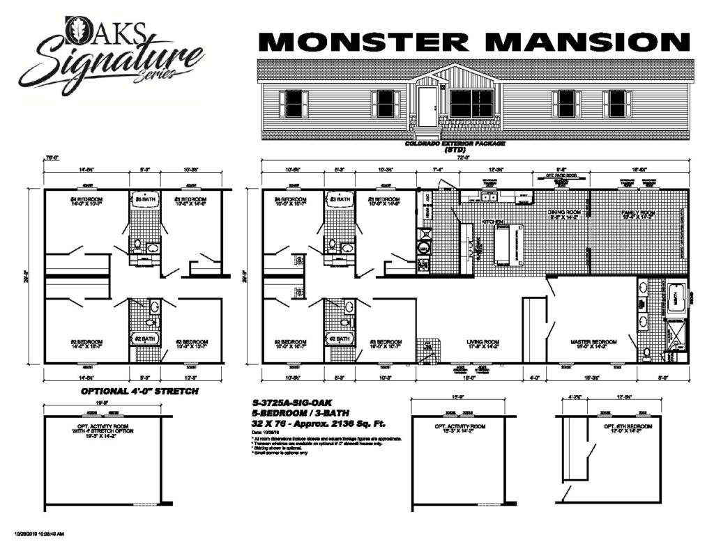 Monster Mansion S3725A Quality Homes